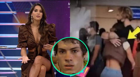 Las conductoras de Más Espectáculos comentaron sobre las imágenes de Flavia Laos y el influencer estadounidense, y fue Valeria Piazza quien estuvo más en shock.