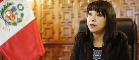 Mirtha Vásquez tras renunciar a la Presidencia del Consejo de Ministros.