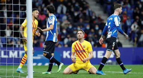 Una nueva decepción el Barcelona no supo ganar e igualó 2-2 con Espanyol.