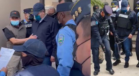 Honduras: así fue el momento exacto en que detienen a expresidente Juan Orlando Hernández [VIDEO]