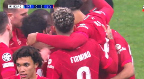 Salah, amigo del gol: El egipcio puso el 2-0 ante el Inter de Milán y pone al Liverpool con ventaja en Champions