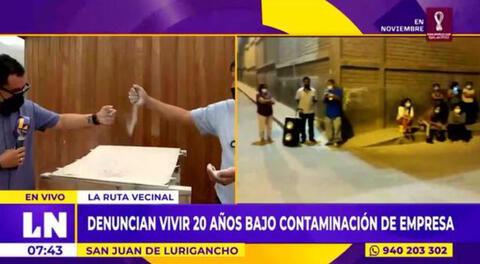 SJL: vecinos denuncian que van viviendo 20 años en la contaminación por culpa de una fábrica [VIDEO]