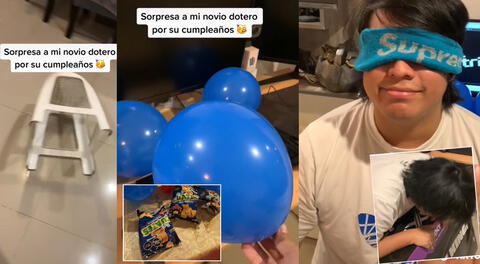 Singular escena en el cumpleaños de un dotero se hizo viral en las redes sociales.