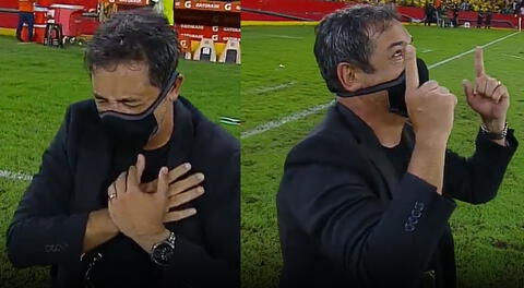 Técnico de América Mineiro lloró emocionado tras avanzar en Copa Libertadores 2022 [VIDEO]