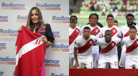Larissa Riquelme se declaró hincha del Perú.