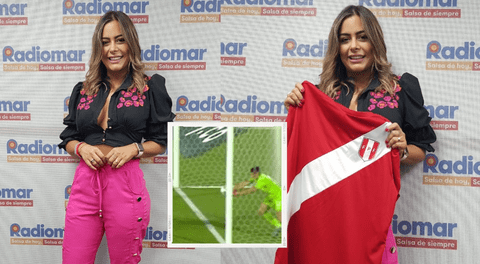 Larissa Riquelme vuelve al Perú para alentar a la selección.