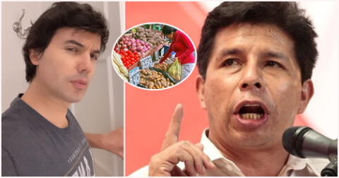 Bruno Pinasco no pudo evitar comentar sobre el alza de precios de los alimentos.