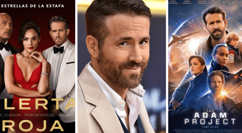 Ryan Reynolds tiene varias películas en Netflix.