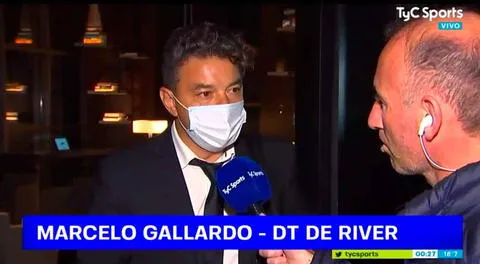 Marcelo Gallardo se pronunció, desde Lima, sobre la lesión de Robert Rojas en el Alianza - River