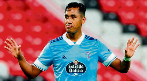 Renato Tapia ve complicado sus chances de jugar en Celta de Vigo.