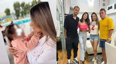 Pamela López, esposa de Christian Cueva, enternece al lucir cargando a bebé de Ivana Yturbe