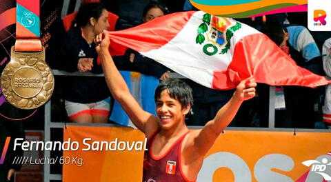 Fernando Sandoval ganó la medalla de oro para Perú.