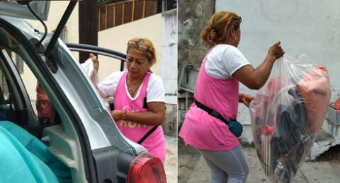 La mujer mexicana se conmovió con la ayuda que le dio el taxista por el Día de la Madre.