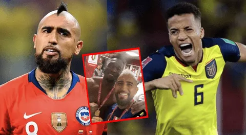 Este fue el controversial mensaje que lanzó Vidal sobre el caso del seleccionado de Ecuador.