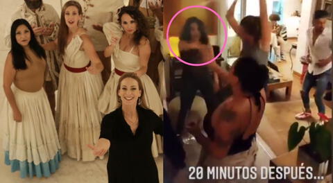Érika Villalobos baila en fiesta de amigos al ritmo de Daddy Yankee