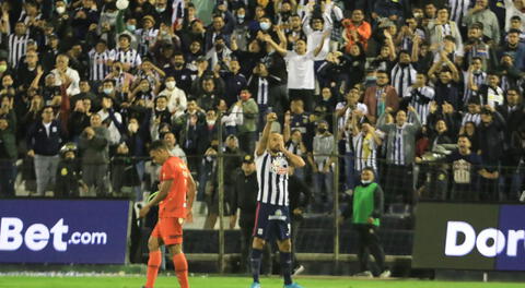 Hernán Barcos  anotó en la victoria 2-0 de Alianza ante César Vallejo en el estadio de Matute.