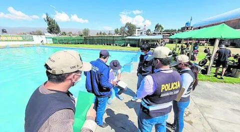 Huancayo: descubren piscinas que atienden con agua estancada en operativo