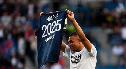 Mbappé y su reacción al renovar con PSG, anotó gol y se lo dedicó al Real Madrid: “Me quedo aquí”