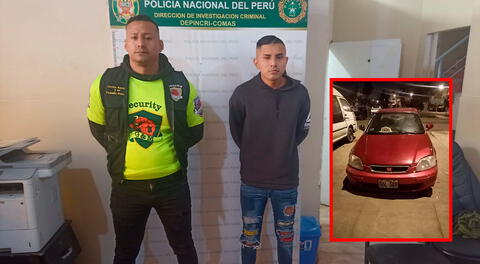 Dos detenidos con una pistola de un agente policial que lo reportó como robado.