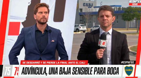 'Pollo' Vignolo lamentó la lesión de Luis Advíncula: “Una gran baja en su mejor momento en Boca”