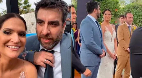 Lorena Álvarez y Álvaro Sarria se casaron hoy por civil.