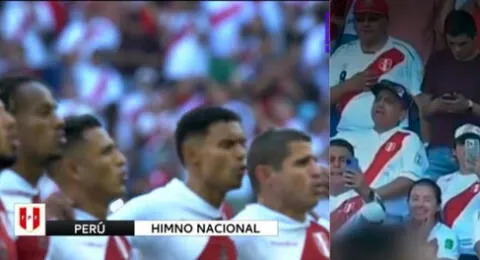 Miles de peruanos entonaron el Himno Nacional en el RCD Stadium en Barcelona, España.