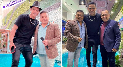Anderson Santamaría celebró en su natal Huánuco.