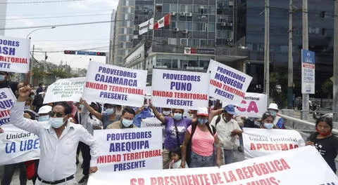 Grupo de proveedores del programa Qali Warma volverán a protestar.