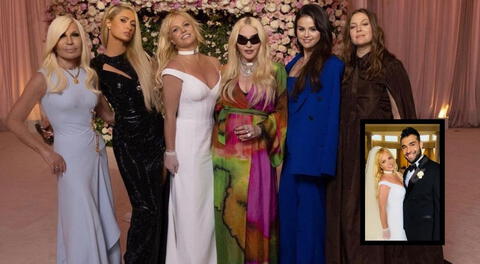 Madonna, Paris Hilton y Selena Gómez cantaron en la boda de Britney Spears