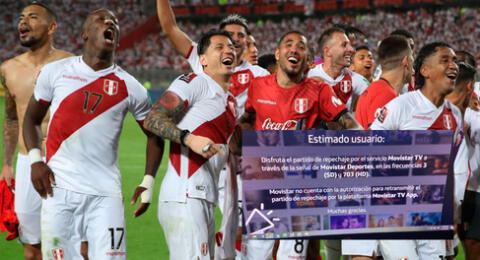 Usuarios furiosos porque no pueden ver el partido de infarto de la selección peruana en Doha.