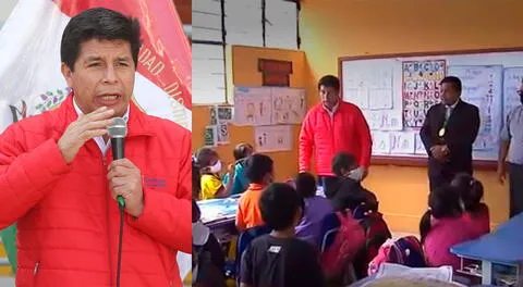 Niños de colegio en Cañete le reclaman a Pedro Castillo: “Acá no tenemos Qali Warma” [VIDEO]