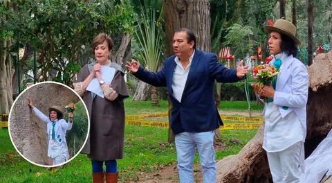 Yvonne Frayssinet emocionada por boda entre Richard Torres y un árbol.