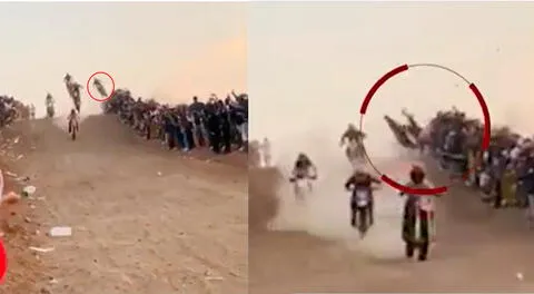 Piura: dos personas murieron tras accidente en una competencia de motocross [VIDEO]