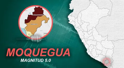 Un fuerte sismo se registró esta mañana en Moquegua.