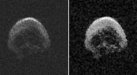 El asteroide Halloween 2015 pasó cerca de la Tierra el 1 de noviembre de 2015.
