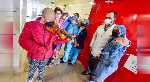 Superar el cáncer y hacerlo tocando el instrumento musical cual domina.