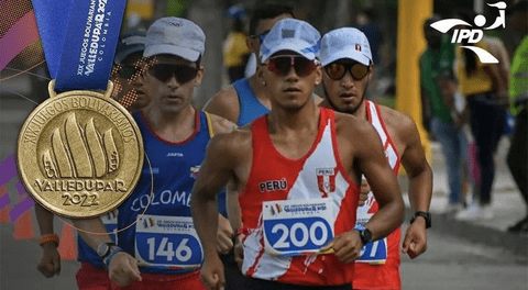 César Rodríguez en Marcha 35 km demostró todo su talento al llevarse la presea de oro.