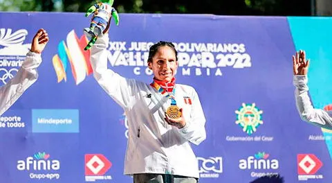 Gladys Tejeda se emociona tras ganar la medalla de oro en los Juegos Bolivarianos en Valledupar 2022