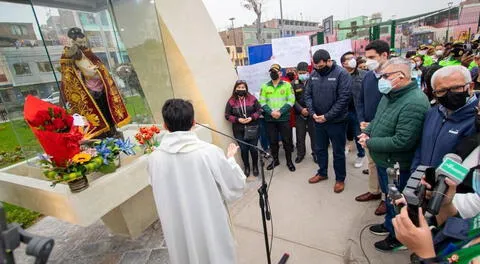 El Agustino: inauguran moderno parque, pistas y veredas en el distrito