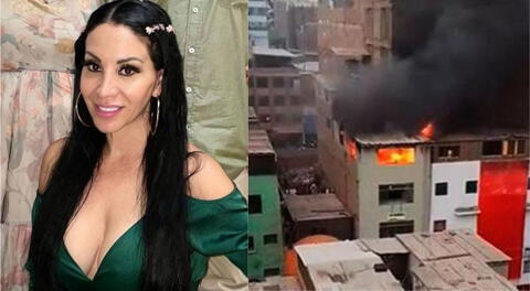 Paola Ruiz alerta por el incendio en Gamarra