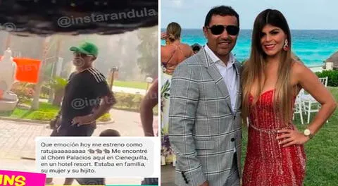 Chorri Palacios disfrutó de un día familiar pese a ampays con otras mujeres.