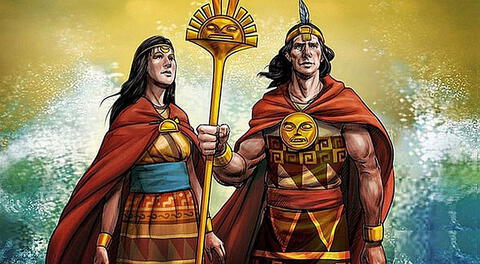 Manco Capac y Mama Ocllo, según la leyenda, ellos fundaron el Imperio Incaico.