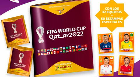 Álbum Panini del Mundial Qatar 2022.