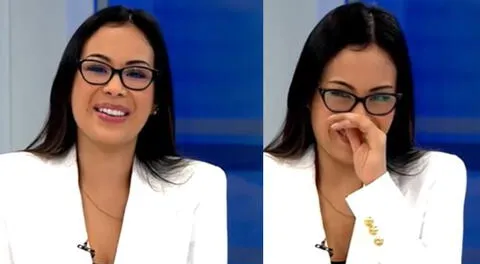 Fátima Chávez, periodista de Canal N, sufre ataque de risa EN VIVO y producción reacciona [VIDEO]
