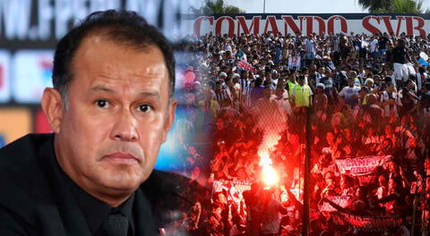 Juan Reynoso recibió el mensaje del Comando Sur, barra oficial de Alianza Lima.