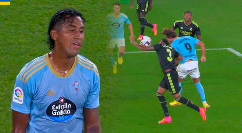 Militao “le salva la vida” a Renato Tapia: brasileño comete penal a favor del Celta de Vigo