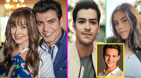 Estos son los jóvenes actores que interpretan a los hijos de Aracely Arámbula en La Madrastra 2022.