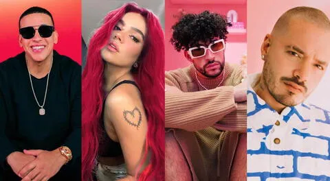 Conoce cúanto ganan Bad Bunny, Daddy Yankee, Karol G y J Balvin