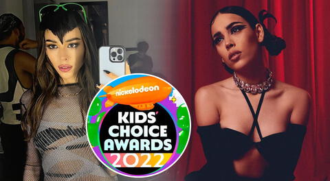 Danna Paola y cómo sería su presentación en los Kids Choice awards 2022.