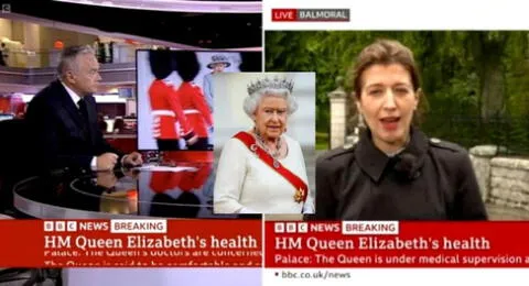Los conductores de la BBC se cambiaron de ropa antes de que anunciaran el deceso de la reina Isabel II.